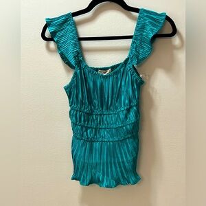 NWT Teal Sleeveless Entro Top Size L